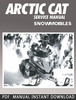 Thumbnail 1990-1998 Arctic Cat Snowmobile Service Repair Manual