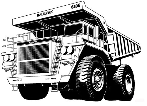 Product picture Komatsu 630E Dump Truck Haulpak Service Shop Manual Download