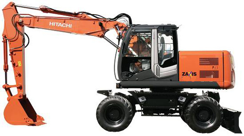 Product picture Hitachi Zaxis 210W-3 220W-3  Excavator Service Repair Manual
