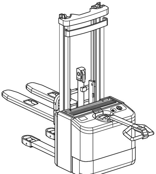 Product picture Crown WE/WS 2000 Series Forklift Service and Parts Manual