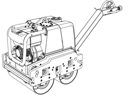 Product picture JCB Vibromax VMD70 / VMD100 Double Drum Walk Behind Roller S