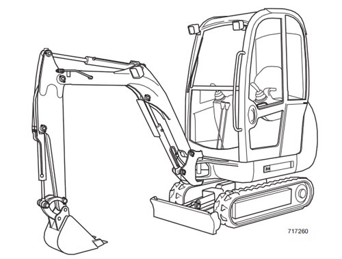 Product picture JCB 8014 8016 8018 8020 Mini Excavator Service Repair Manual