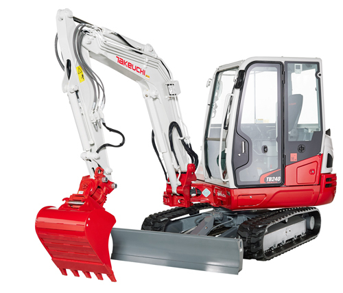 Product picture Takeuchi TB240 WETB240_G-XA Mini Excavator Service Repair Workshop Manual Download(S/N:124000003 & Above)