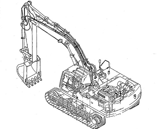 Product picture Kobelco SK235SR-1E SK235SRLC-1E SK235SRNLC-1E Hydraulic Excavator Service Repair Shop Manual Download
